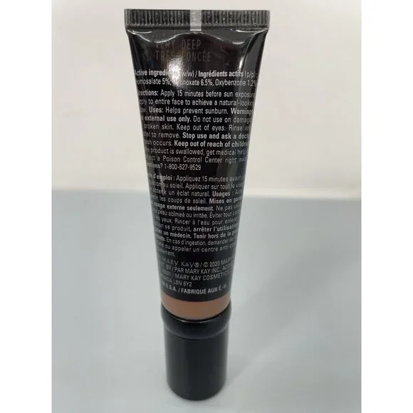 Mary Kay CC Cream Sunscreen Broad Spectrum SPF 15 Very Deep 1oz. New - Picture 2 of 2